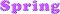 Spring.Text.Purple - ücretsiz png animasyonlu GIF