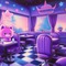 Purple Kawaii Diner - gratis png animerad GIF