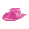 Pink Cowboy Hat - Gratis geanimeerde GIF geanimeerde GIF