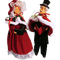 Kaz_Creations Christmas Dolls Couple - Free PNG Animated GIF
