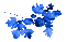 Branch.Leaves.Blue.Animated - KittyKatLuv65 - Δωρεάν κινούμενο GIF κινούμενο GIF