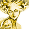 Y.A.M._Art Fantasy woman girl yellow - Free PNG Animated GIF