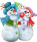 Winter. Snowman. Leila - gratis png geanimeerde GIF