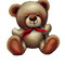 kikkapink vintage winter christmas teddy bear - gratis png animerad GIF