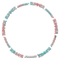 soave text summer circle pink teal - безплатен png анимиран GIF
