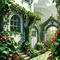 Fondo jardín primavera - GIF animado grátis