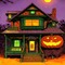 Halloween House with Pumpkin - Free PNG Animated GIF