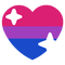 Bi Pride heart emoji - gratis png geanimeerde GIF