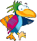 crazy bird - Nemokamas animacinis gif animuotas GIF