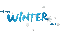 Winter.Text.phrase.Blue.Victoriabea - GIF animé gratuit GIF animé