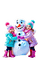 loly33 enfant bonhomme de neige - png gratis GIF animado