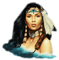 American Indian woman bp - nemokama png animuotas GIF