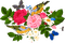 All my lovely flowers - darmowe png animowany gif