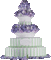 Purple Wedding Cake - Nemokamas animacinis gif animuotas GIF
