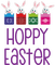 Kaz_Creations Easter-Text-Hoppy-Easter - 免费PNG 动画 GIF
