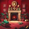 Christmas Fireplace - kostenlos png Animiertes GIF