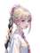 anime manga pastel rainbow girl - ücretsiz png animasyonlu GIF