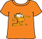Orange Garfield T-shirt