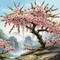 Japanese landscape - Free animated GIF