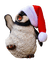Santa Penguin - besplatni png animirani GIF