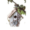 birdhouse - darmowe png animowany gif