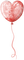 Ballon Coeur Rose:) - Free PNG Animated GIF