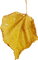 autumn leaf yellow deco kikkapink - δωρεάν png κινούμενο GIF
