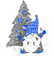 soave christmas winter  deco gnome tree - gratis png geanimeerde GIF